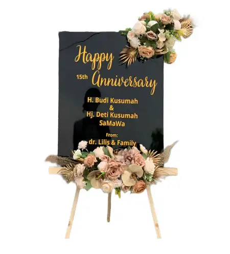 Papan Bunga Akrilik Gesang
